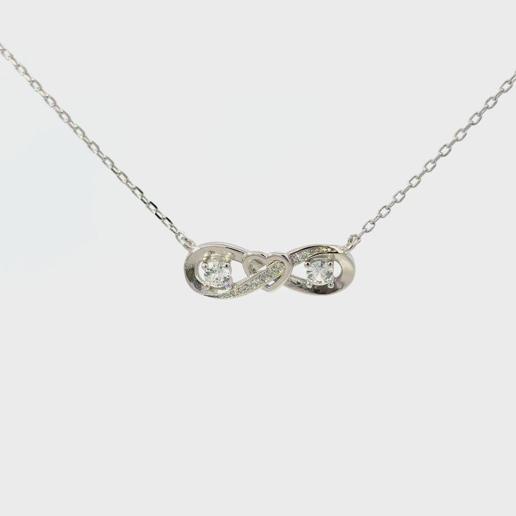 Rhodium infinity chain with pendent