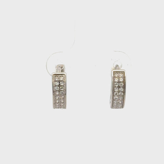 Double Layer Stone Earring