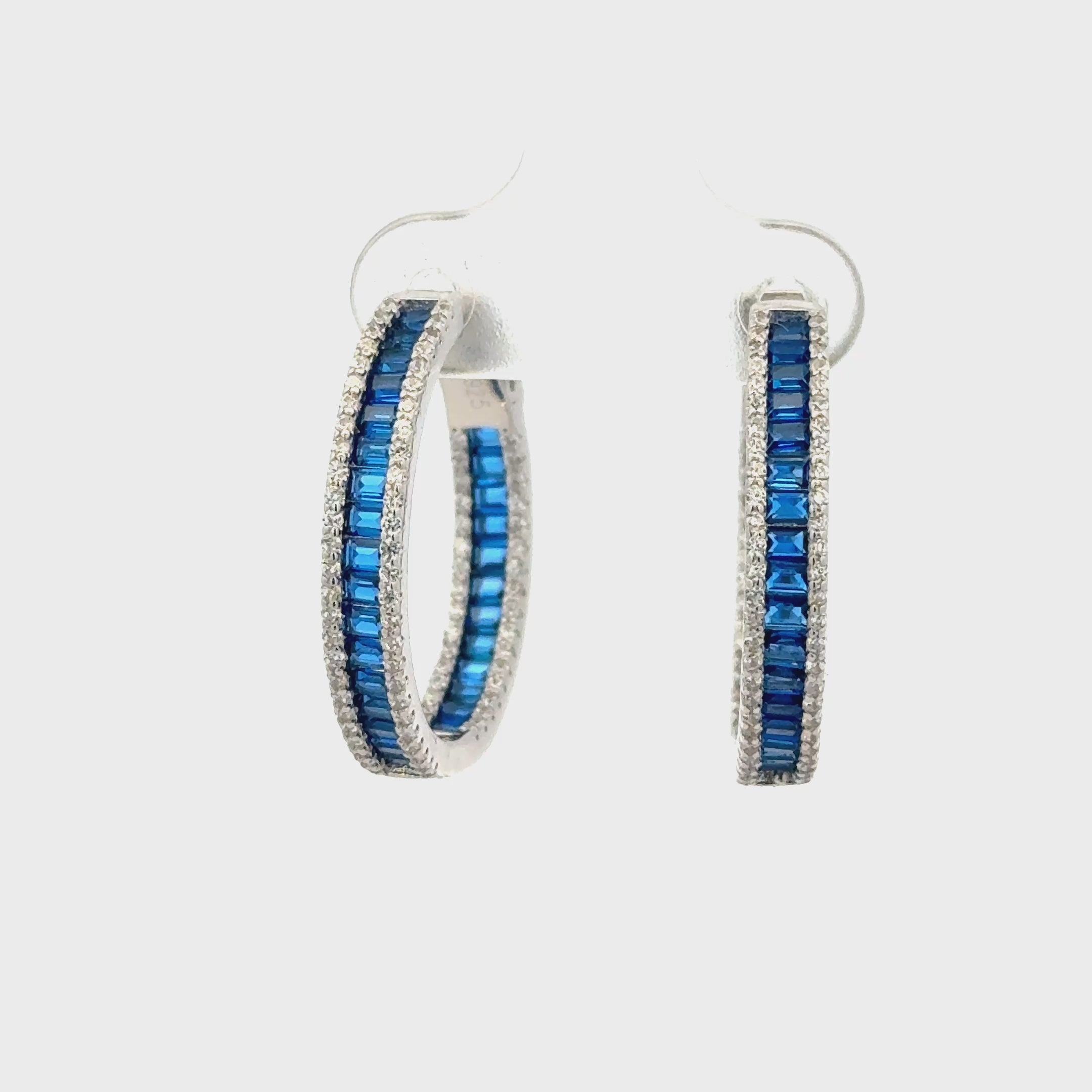 Long Baali Hoop Earring