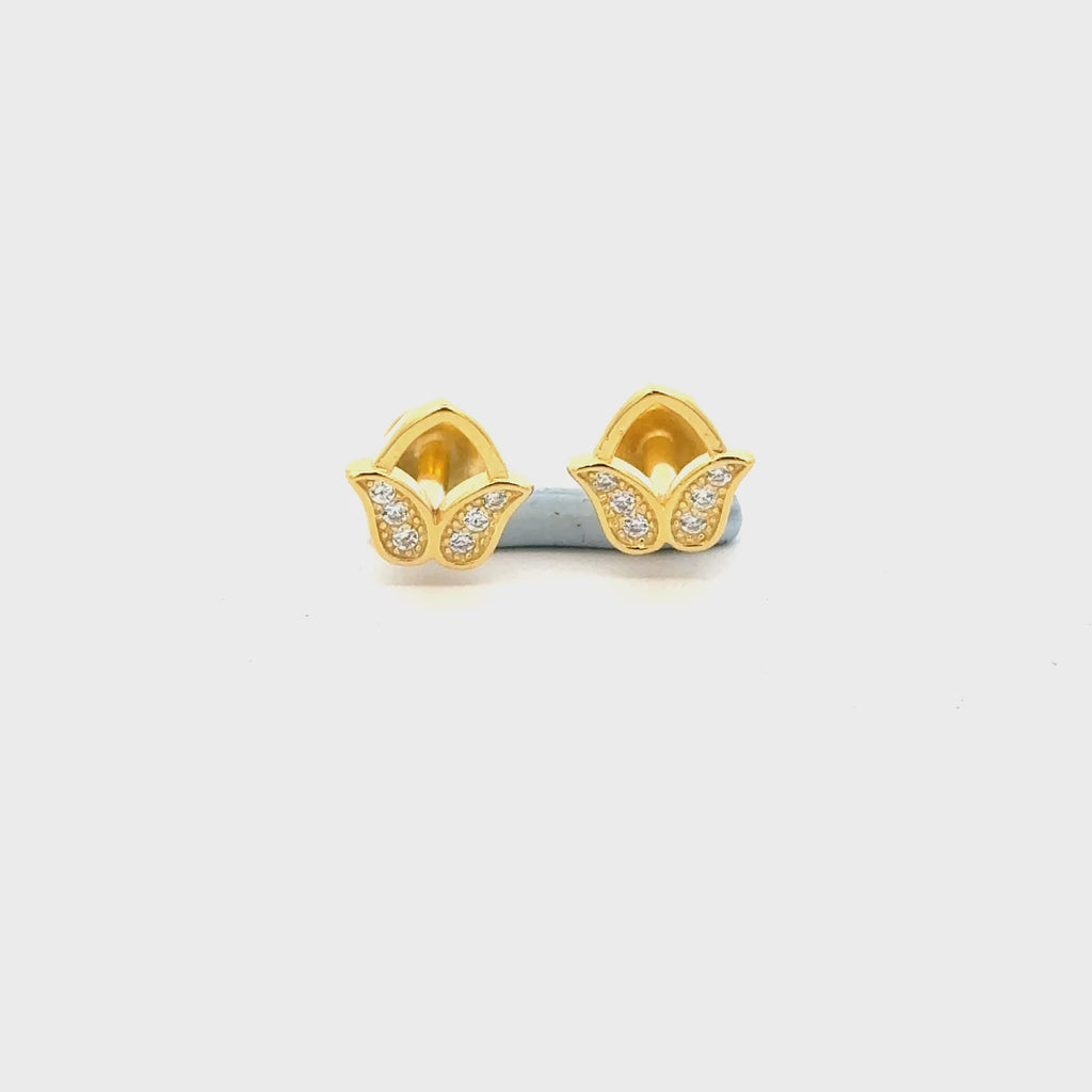 Double Leaf Earring