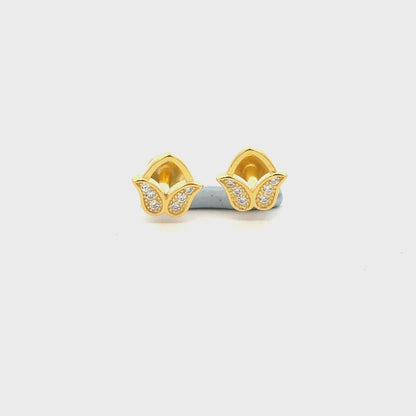 Double Leaf Earring
