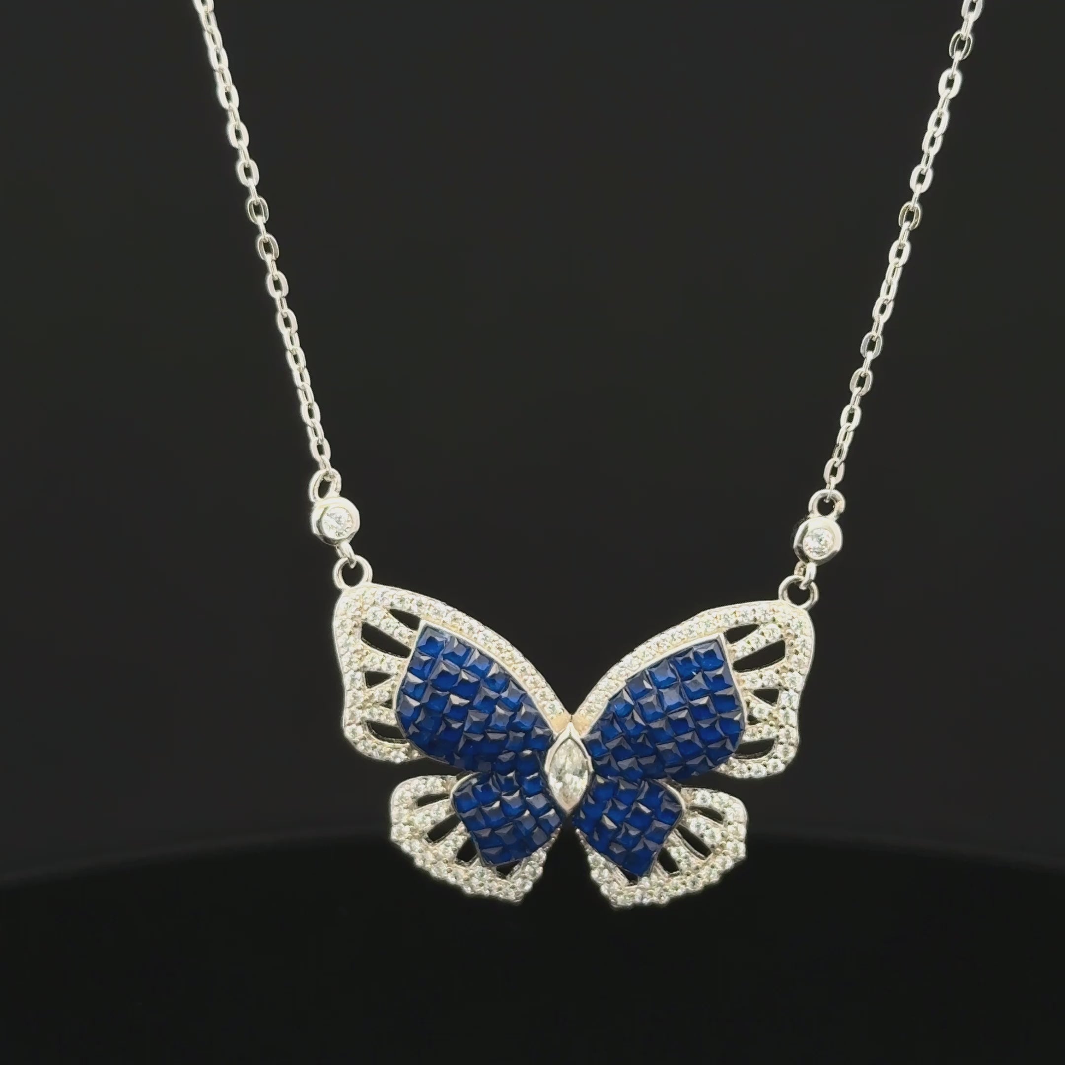 The Royal Midnight Butterfly Necklace