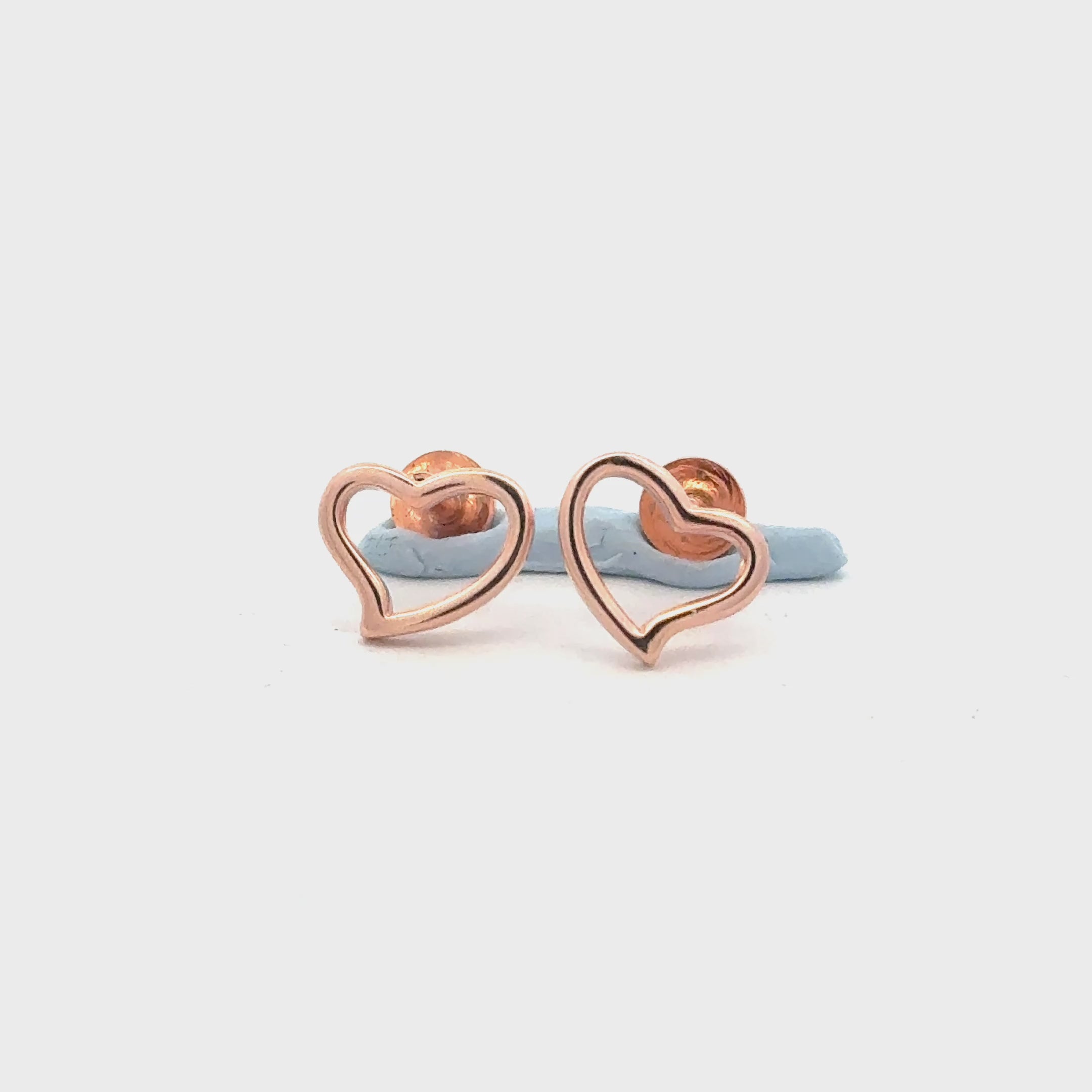 Heart Rosegold Earring