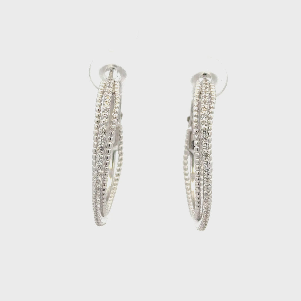 Long Baali Hoop Earring