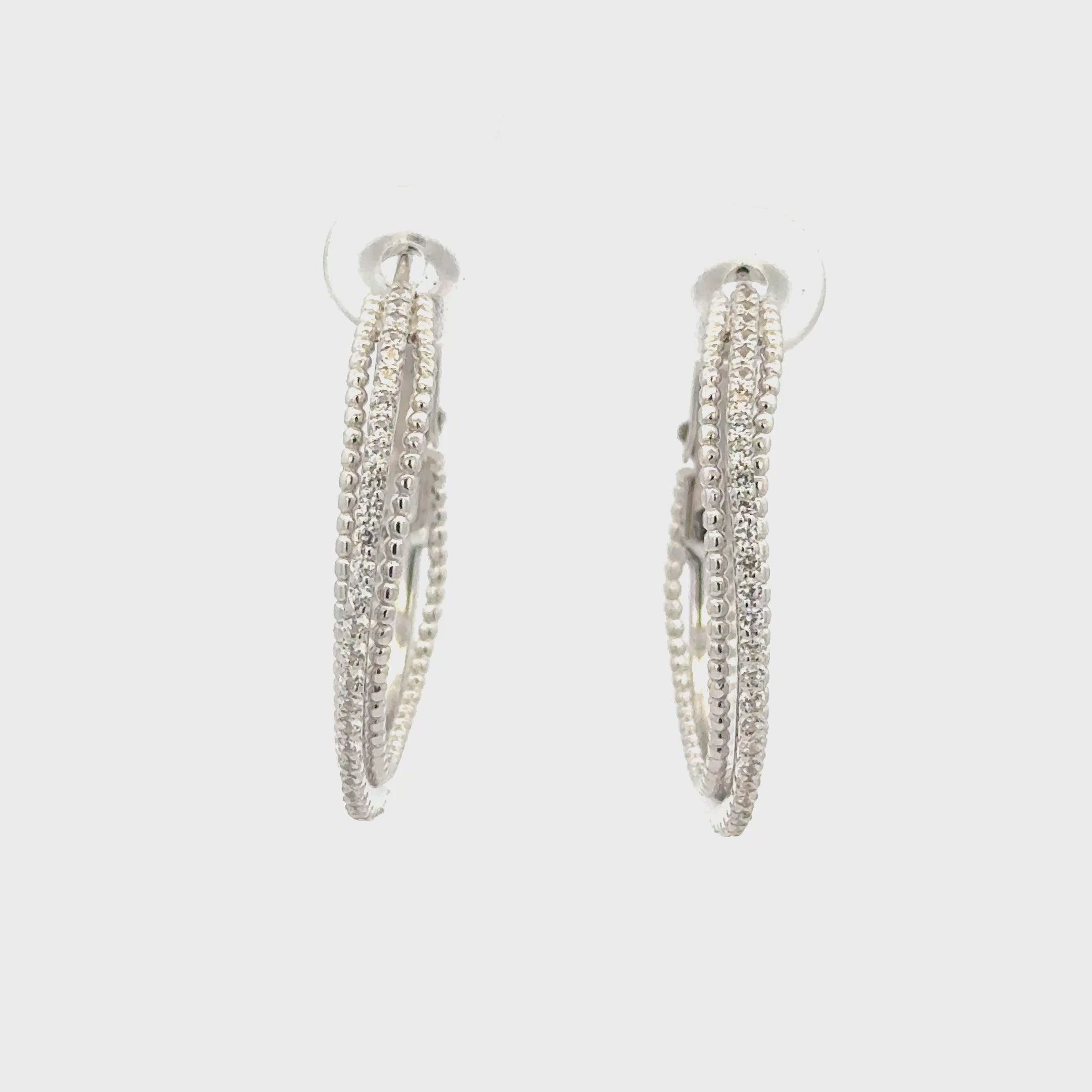 Long Baali Hoop Earring