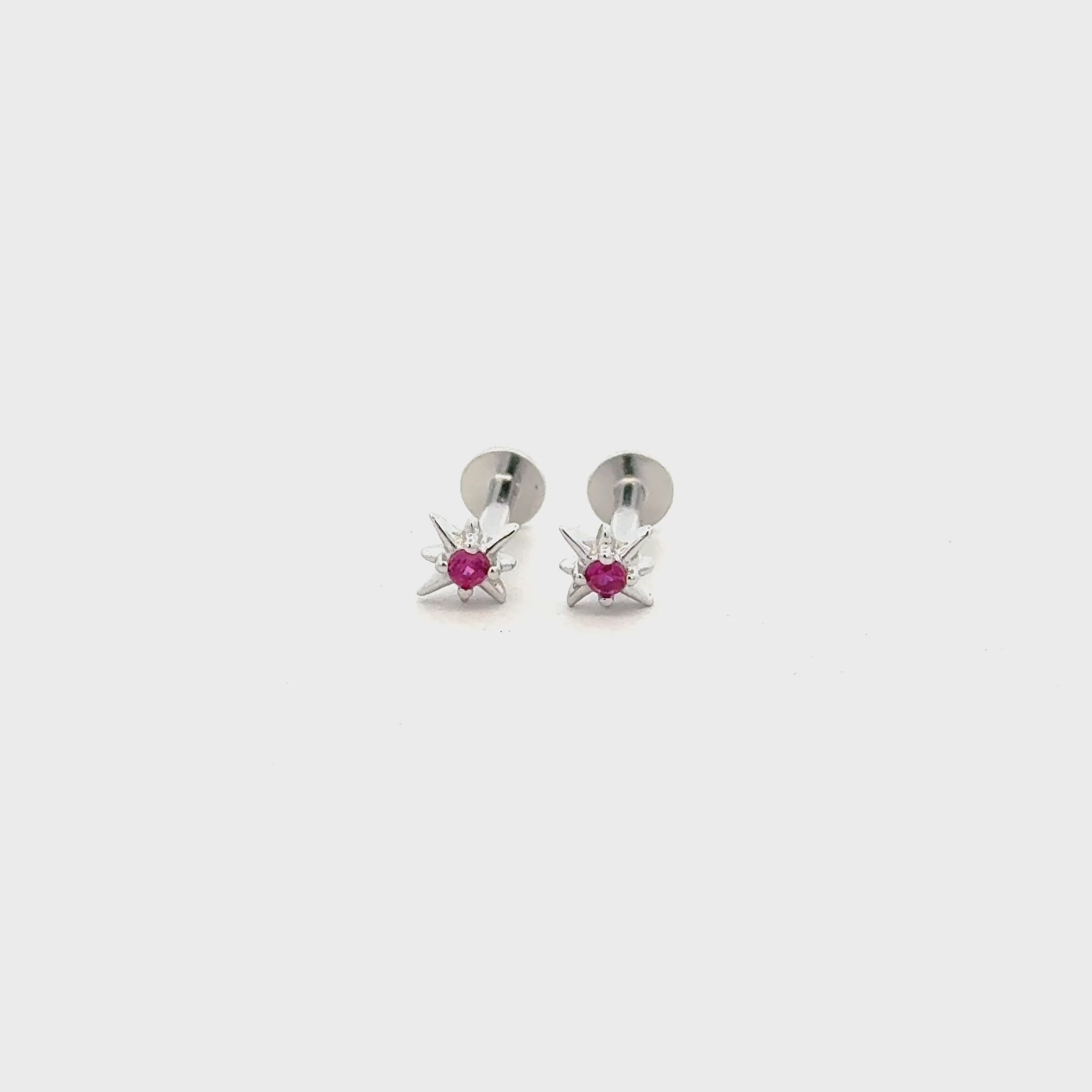 Sparkle pink Stud