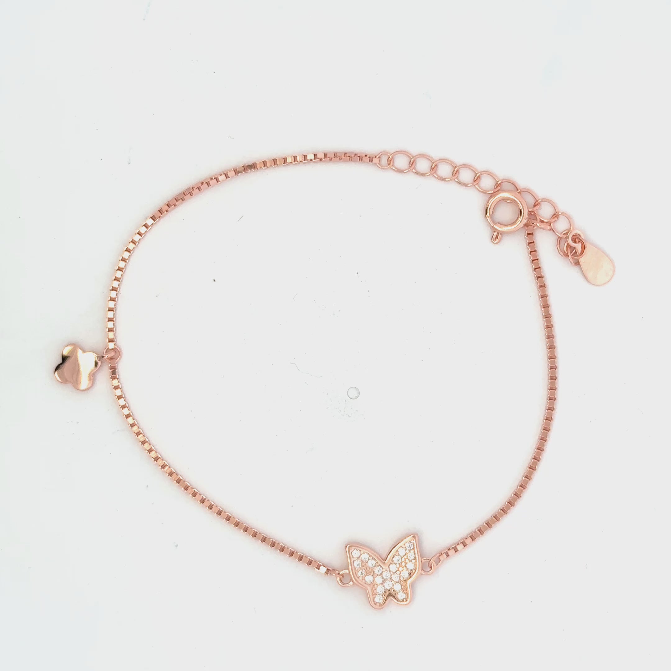 Butterfly Rosegold Bracelet