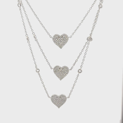 Triple Layer Heart Chain
