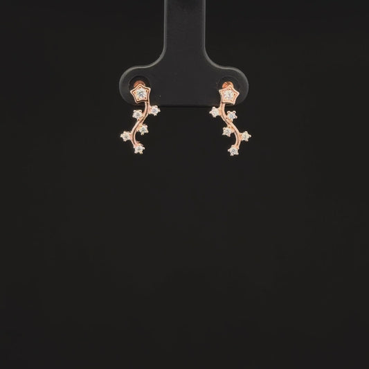 ROSEGOLD STAR EARRING