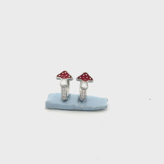 Mushroom Baby Baali Earring
