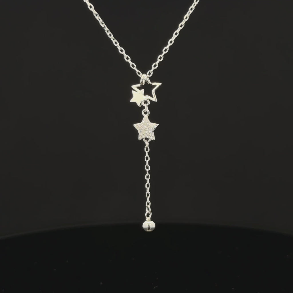 Triple Star Pave Drop