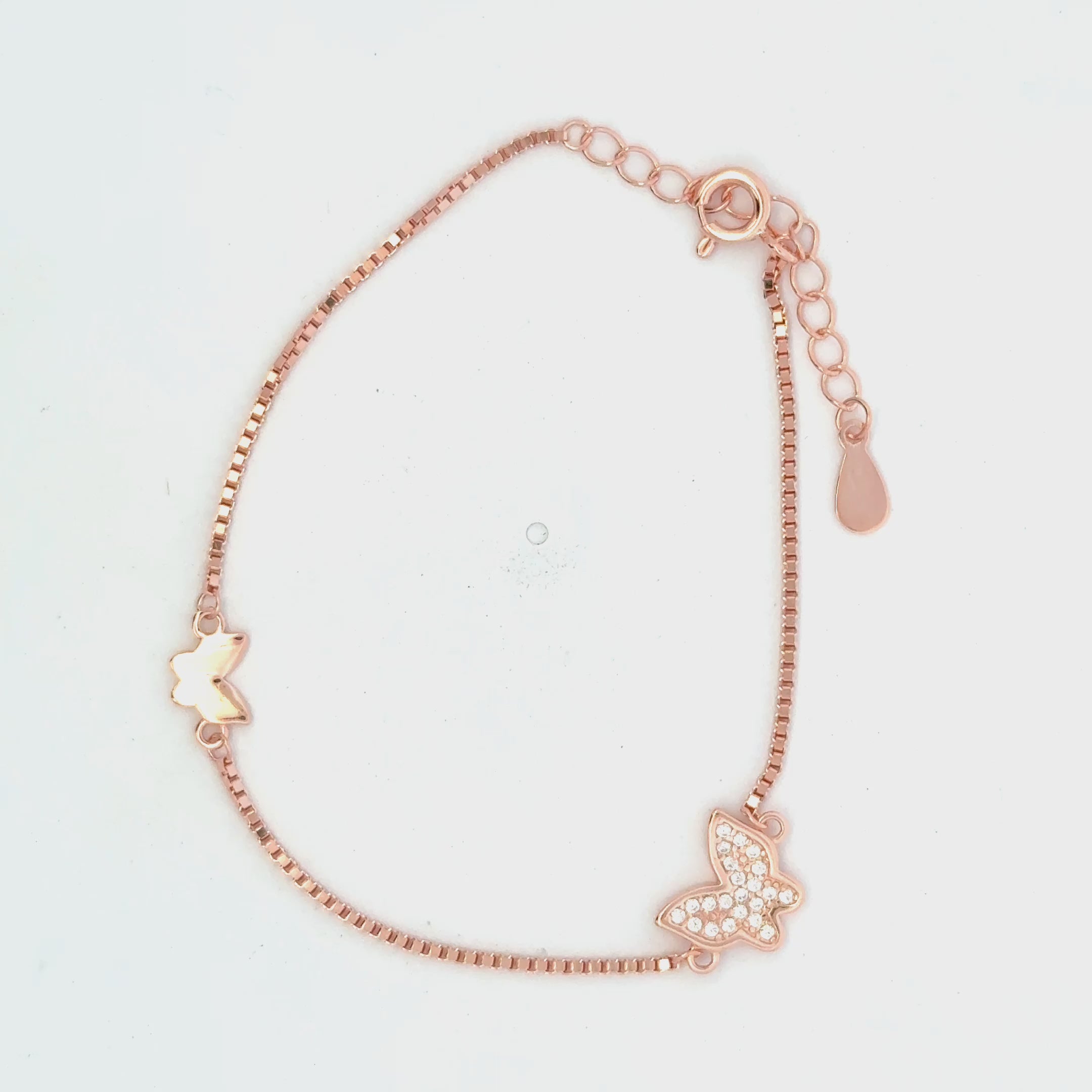 Butterfly Rosegold Bracelet