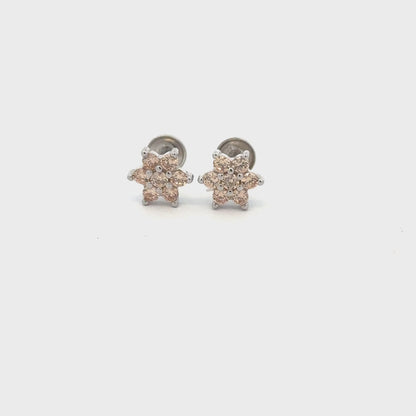 Star Light Orange Earrings