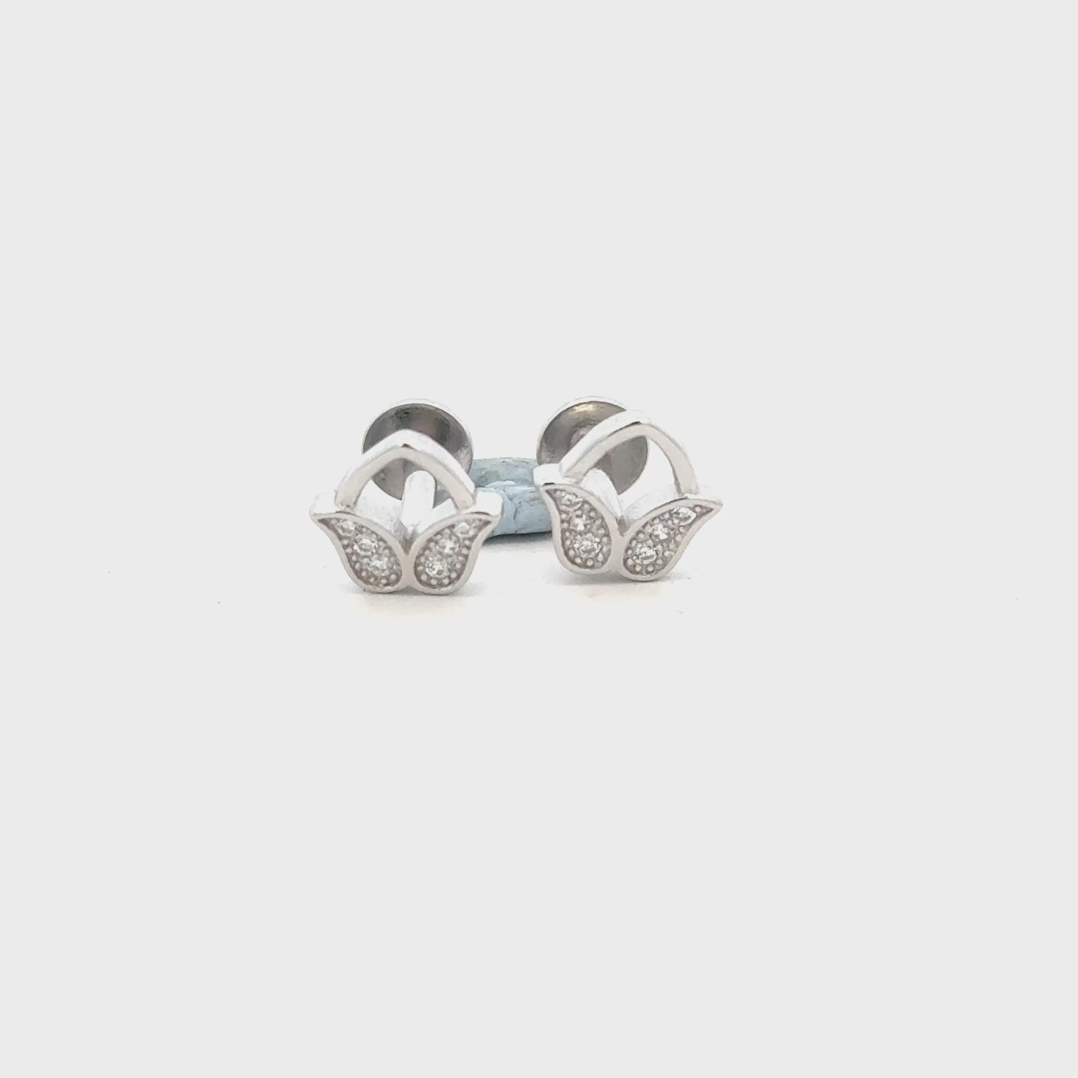 Double Leaf Earring