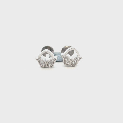 Double Leaf Earring
