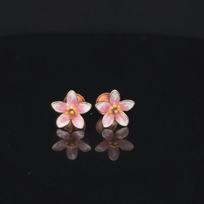 ROSEGOLD FLOWER EARRING