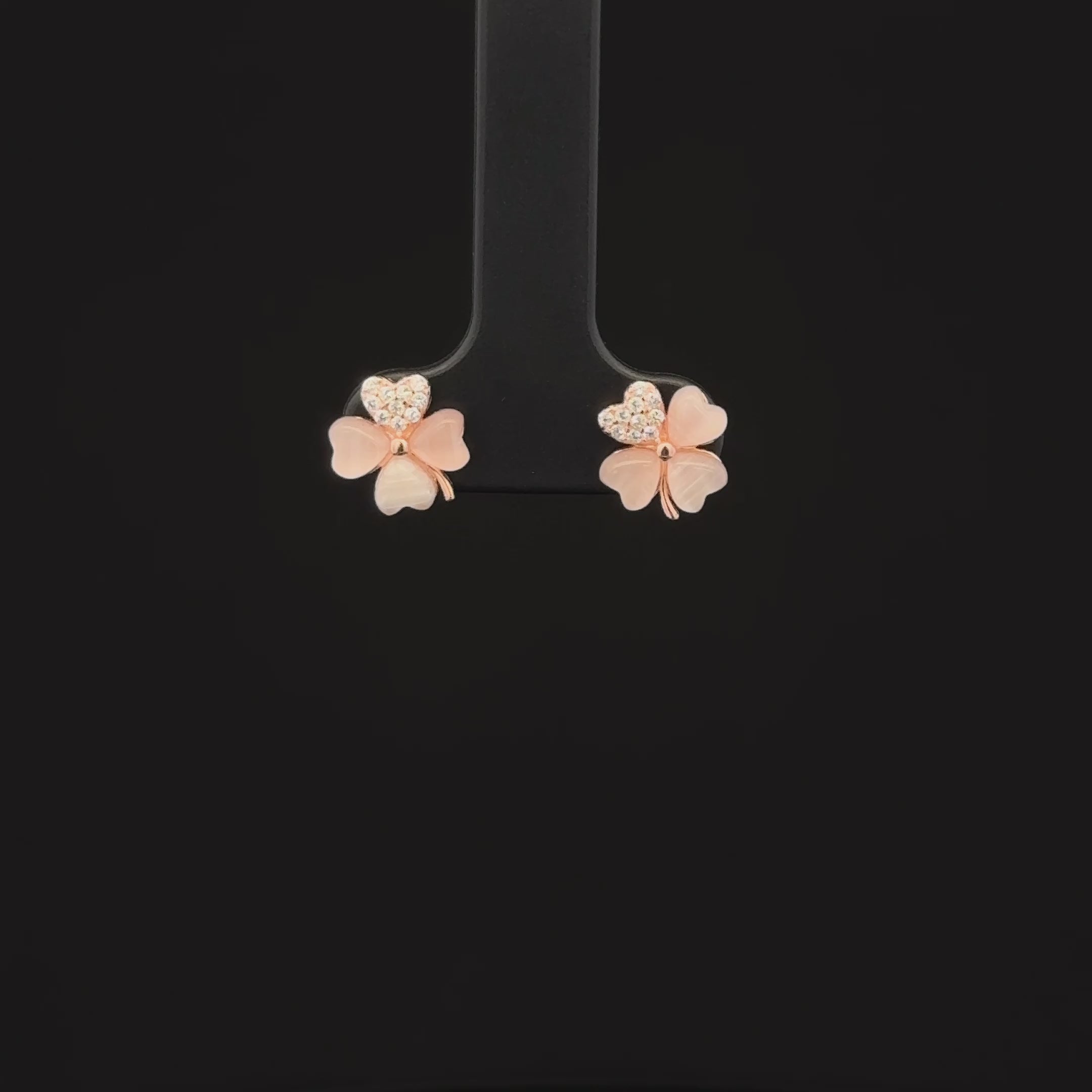 ROSEGOLD FLOWER EARRING