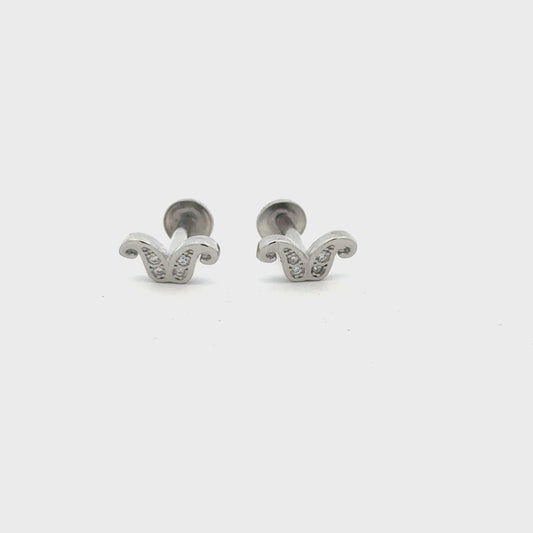 Mustache Earring