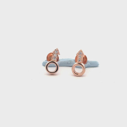 Arrow Rosegold Earring