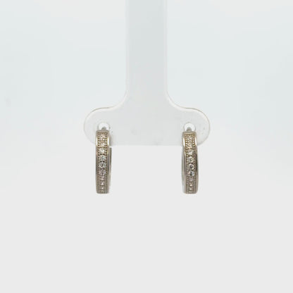 Multistone Baali Hoop Earring