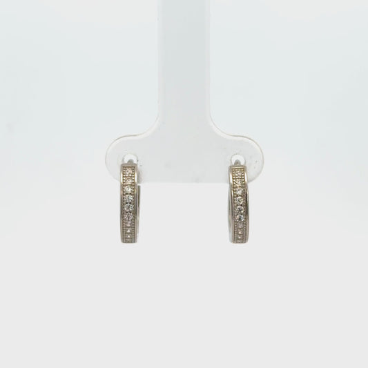 Multistone Baali Hoop Earring