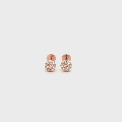 White Stone Stud