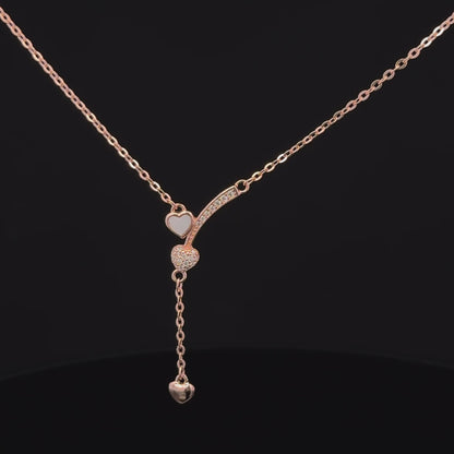 Heart Rosegold Chain With Pendant