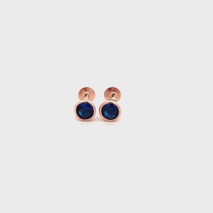 Blue Stone Stud