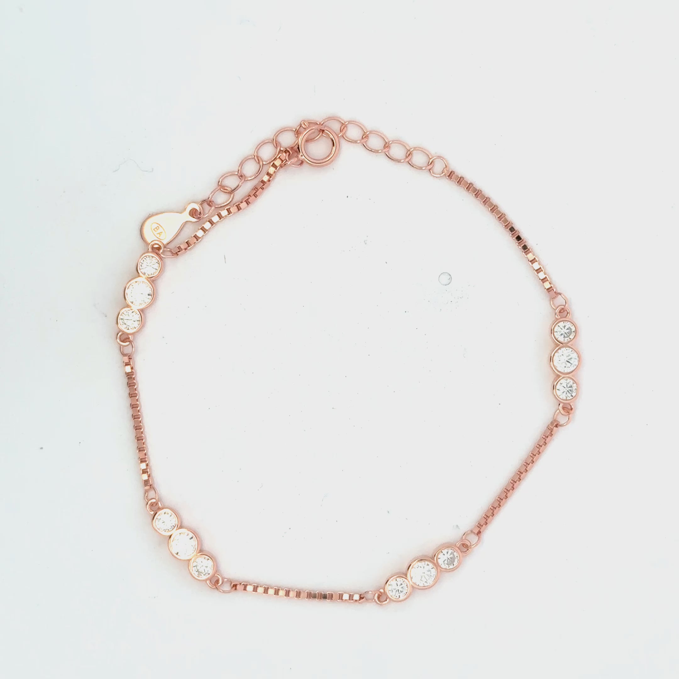 Multi Circle Single Stone Bracelet
