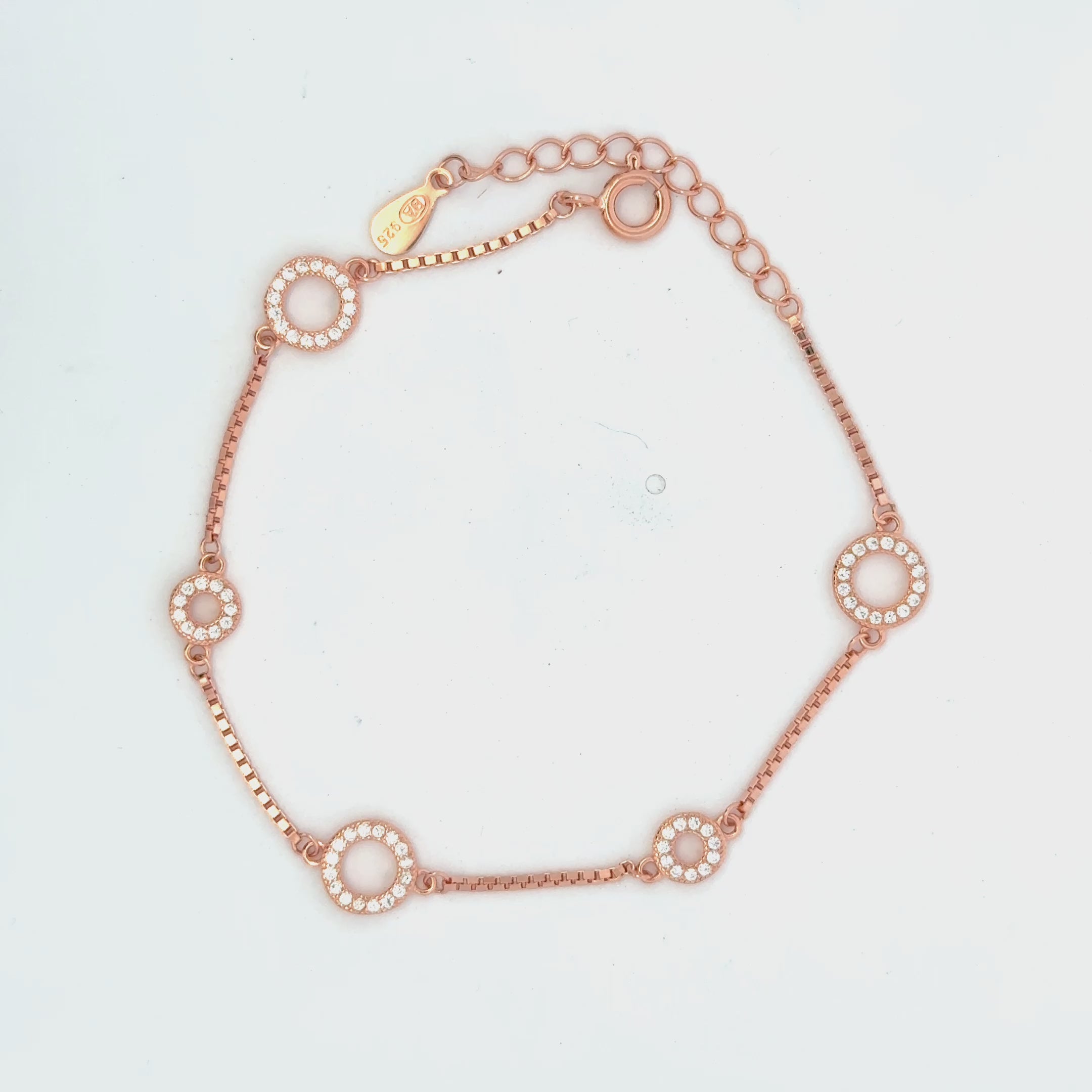 Circle Rosegold Bracelet