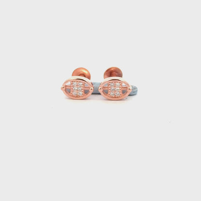 Oval Stone Earring
