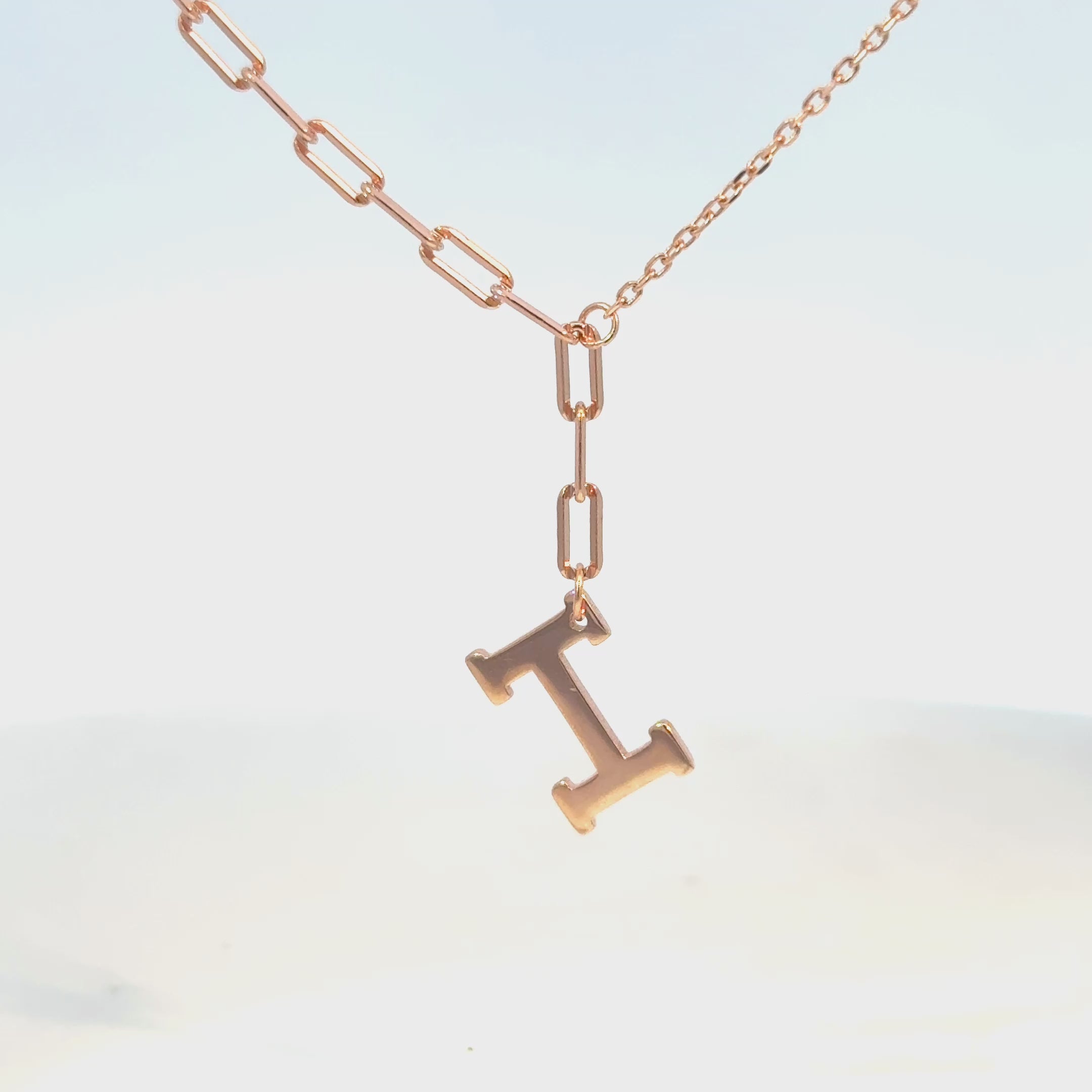 Rosegold H Chain with pendant