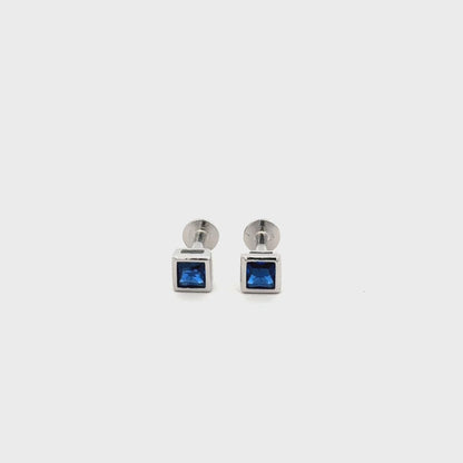 Blue Stone Stud